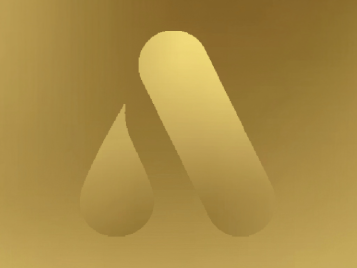 Goldenes Icon-A vor goldenem Hintergrund